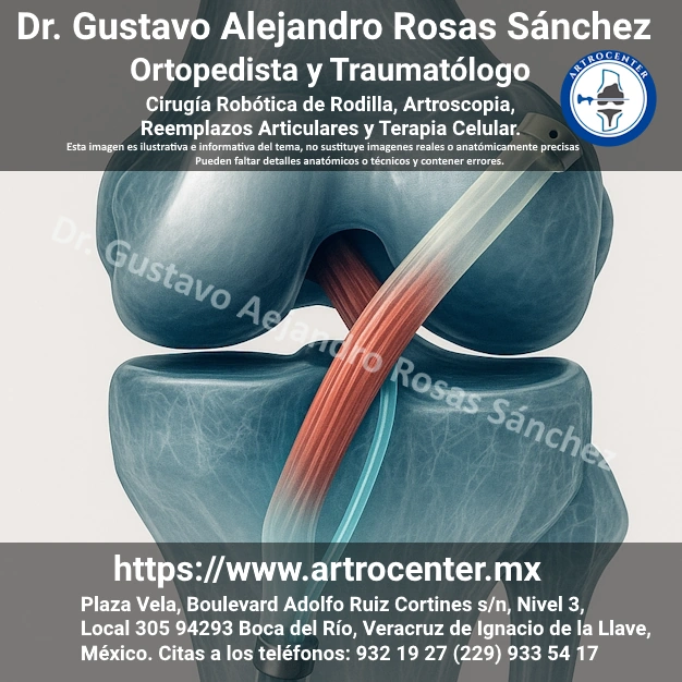 Reconstrucción artroscópica del ligamento cruzado anterior (LCA) con preservación del remanente mediante autoinjerto semitendinoso cuádruple con ortesis interna: Una técnica actual